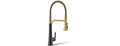 KOHLER K-23765-BMB Tone Faucet Sprayhead Black/Brass
