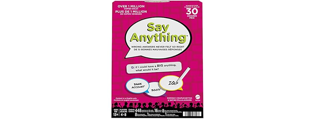 Mattel Say Anything Board Game