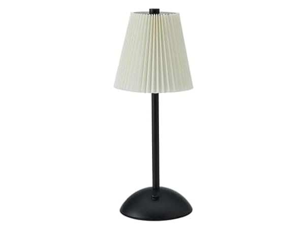 Elements 11.6-Inch Black Rechargeable LED Table Lamp