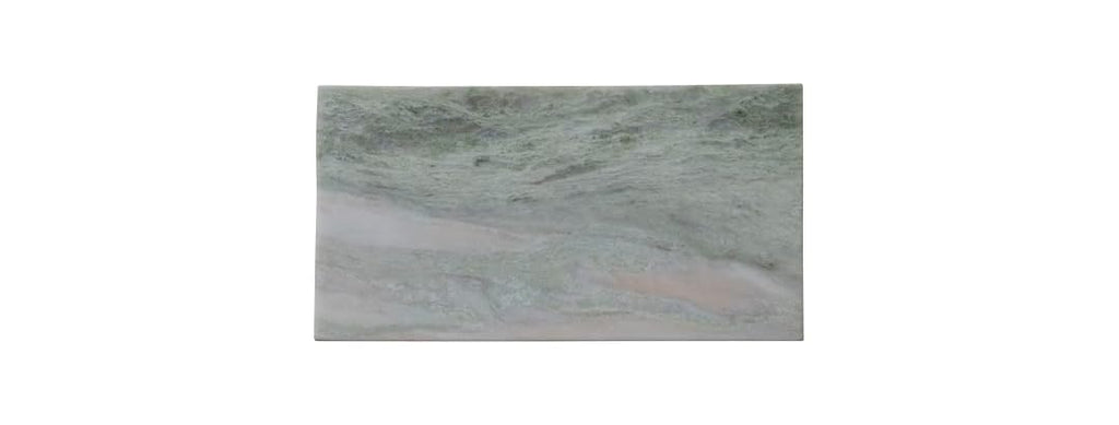 Bloomingville Rectangular Marble Cheese and Serving Board, Green Mélange
