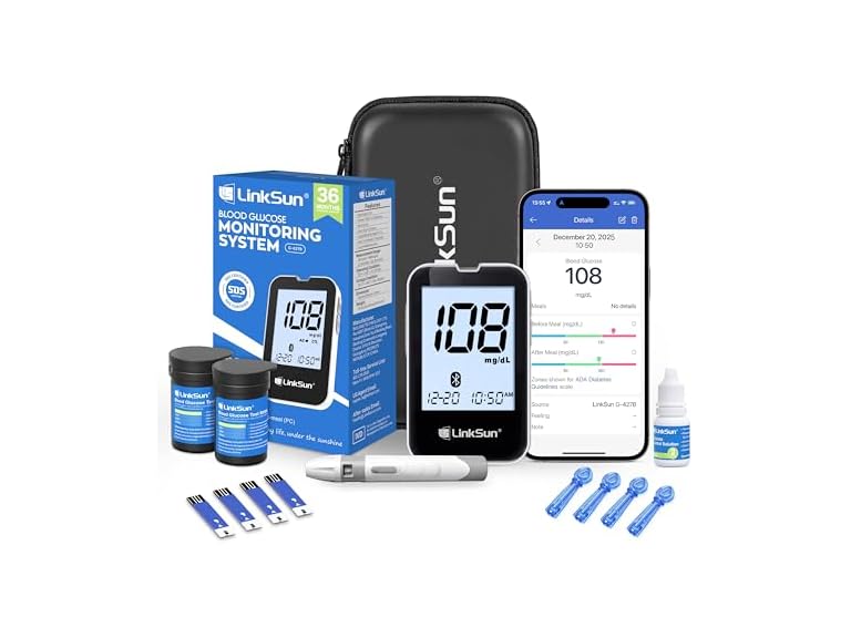 LinkSun Blood Sugar Testing Kit