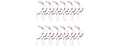Fun Express Patriotic Hair Clip Kit 12Pk