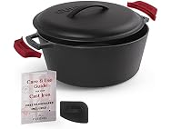 Cuisinel Cast Iron Dutch Oven - 7-Quart