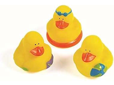 Fun Express Beach Theme Rubber Ducks