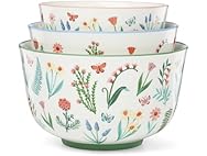 Oneida Serveware, First Blooms Nesting Bowls Set Of 3