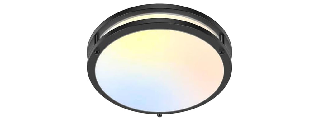 GoBright 36W LED Ceiling Light 12" Black