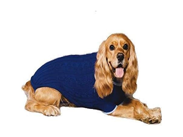 Fashion Pet Lookin' Good! Classic Cable Sweater- Small