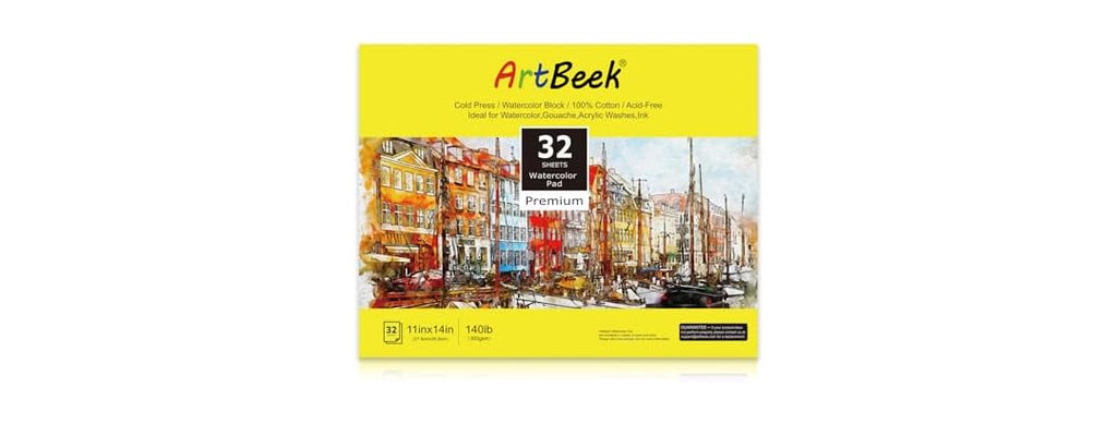 ArtBeek Watercolor Paper Block 11x14" 32Sht