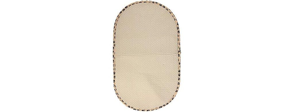 Envision Home Taupe Microfiber Pet Bowl Mat