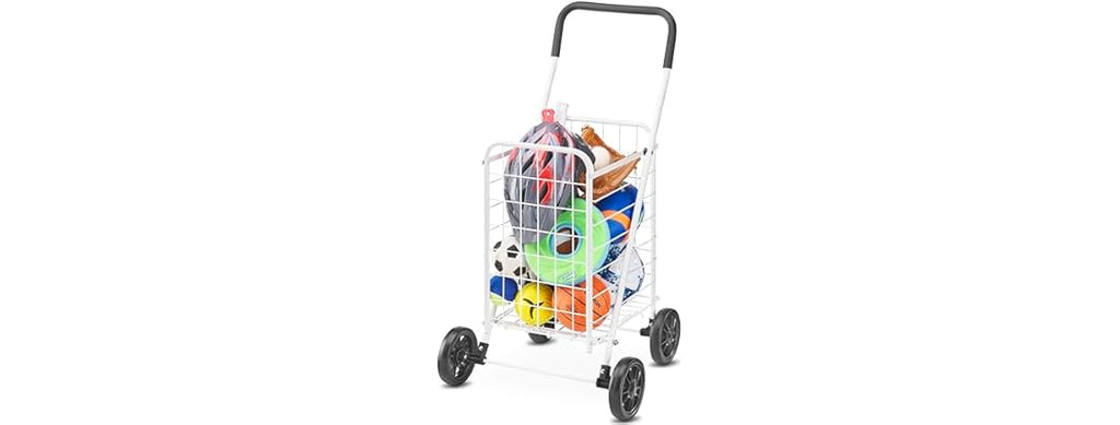 Whitmor Folding Utility Cart with Wheels