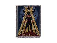 Captain Marvel Woven Tapestry Blanket