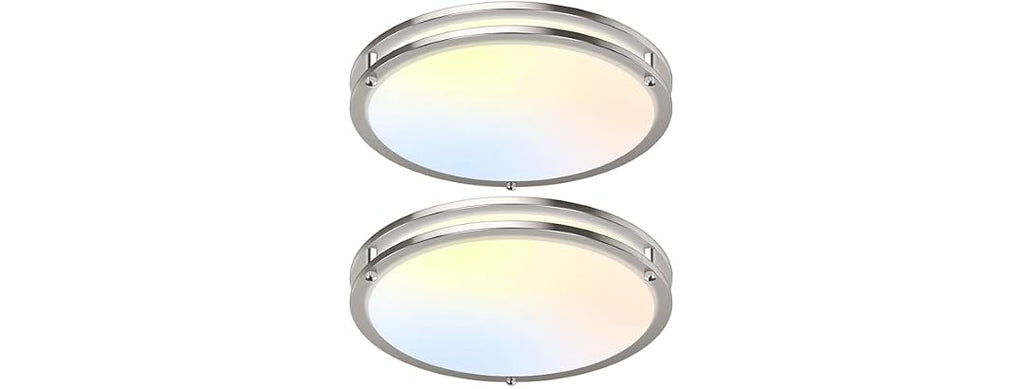 GoBright 18in LED Ceiling Lights 2-Pack