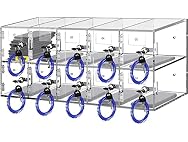 Cell Phone Storage Locker, 10 Slots Acrylic