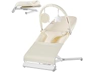 Baby Bouncer, Folding Bouncer Seat for Rotatable