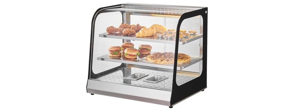 2-Tier Commercial Food Warmer Display, 850W Food