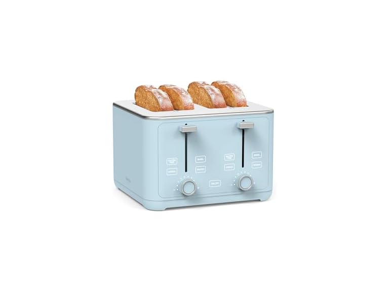 Martha Stewart 4 Slice Toaster 1800W, Sky