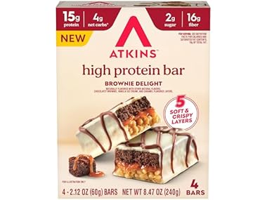 4CT Brownie Delight Layered High Protein Bar