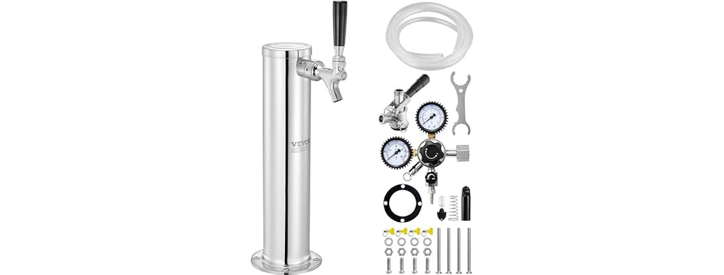 VEVOR Kegerator Tower Kit, Single Tap