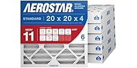 Aerostar 20x20x4 MERV 11 - 6 Count