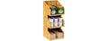 Mind Reader Coffee Condiment Station, Brown