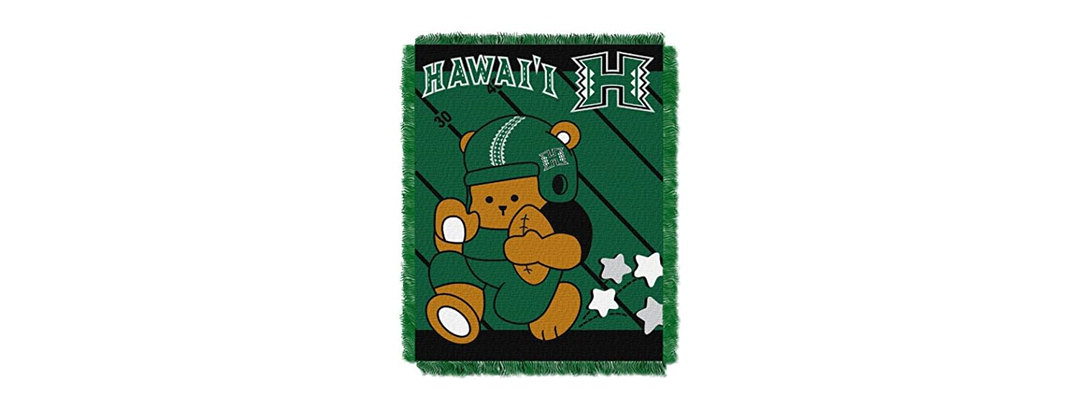 Hawaii Rainbow Warriors Tapestry Blanket