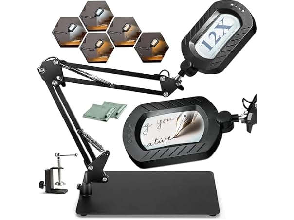 12X Square Magnifying Glass