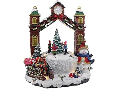 Top Treasures Christmas Village Clock Tower