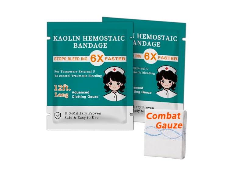Quick Clot First Aid Gauze