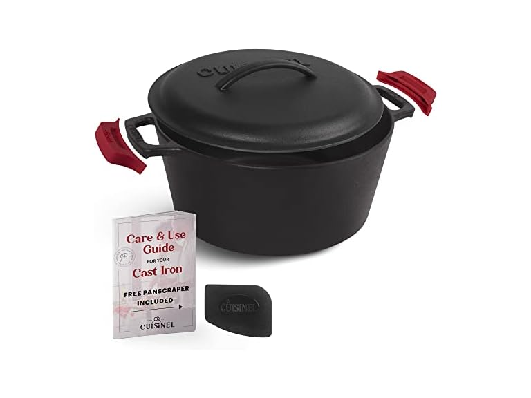Cuisinel Cast Iron Dutch Oven - 5-Quart