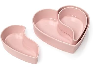 Paris Hilton Ceramic Heart Serving Dish Set
