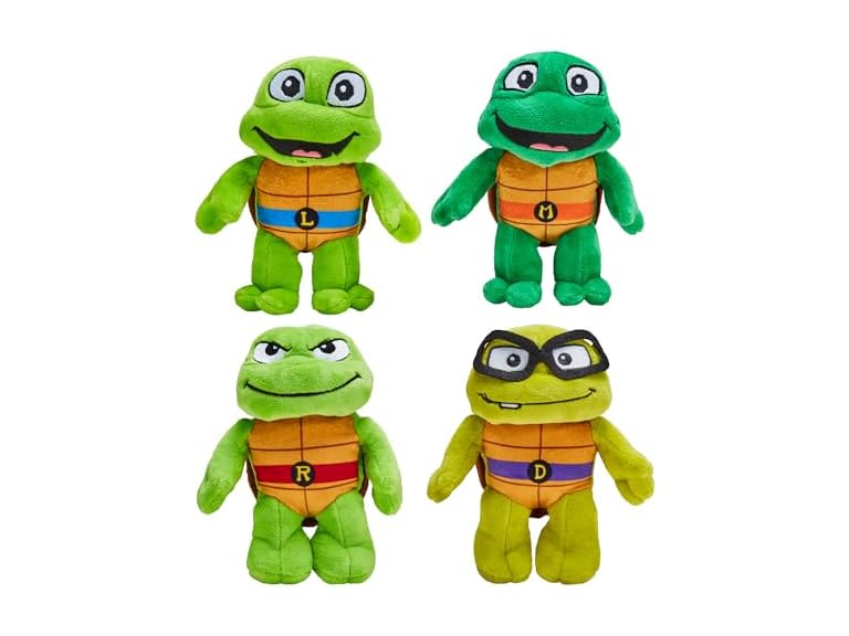 Teenage Mutant Ninja Turtles Tales of The TMNT Toddler Plush 4pk