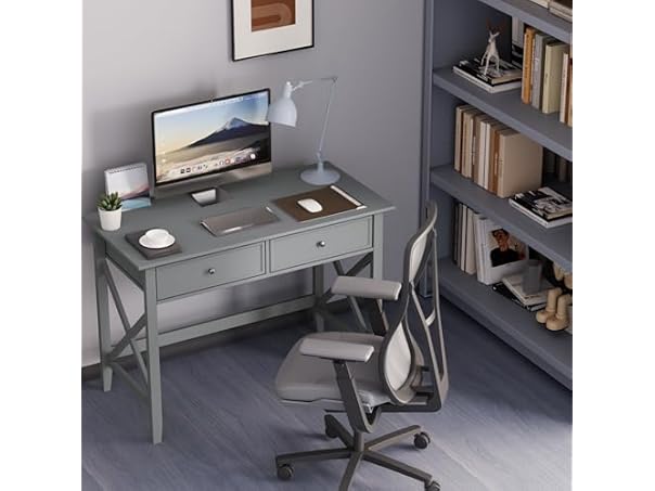 Writing Computer Desk With Drawers