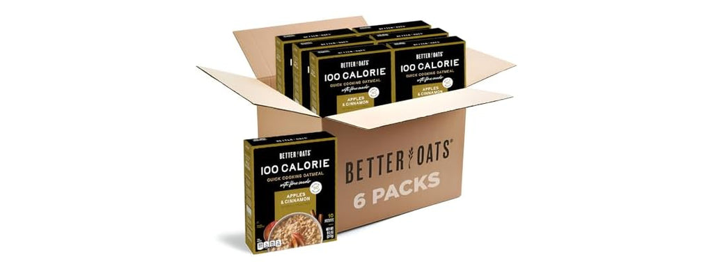 6PK Better Oats Apples and Cinnamon Oatmeal