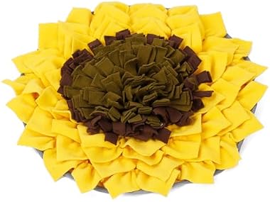 Injoya Sunflower Snuffle Mat for Dogs - 19" x