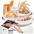 Sourdough Starter Kit 5 Banneton Round & Oval