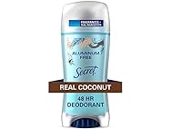 Secret Aluminum Free Deodorant for Women, Coconu