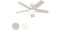 Hunter Fan 44" Contemporary Fresh White Fan