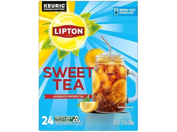 24CT Lipton Southern Sweet Black Tea K-Cup Pods