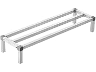 Aluminum Dunnage Rack, 48” x 14” Commercial Food