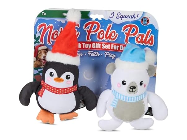 Bow Wow Pet Holiday Plush Pals 2 Pack