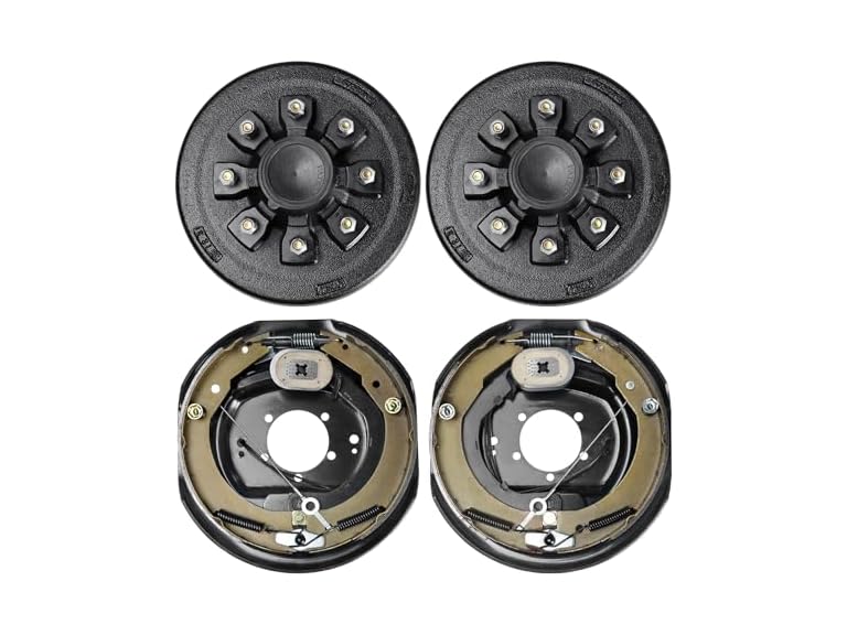 Trailer Hub Drum Kits 8 on 6.5" B.C. with 12"