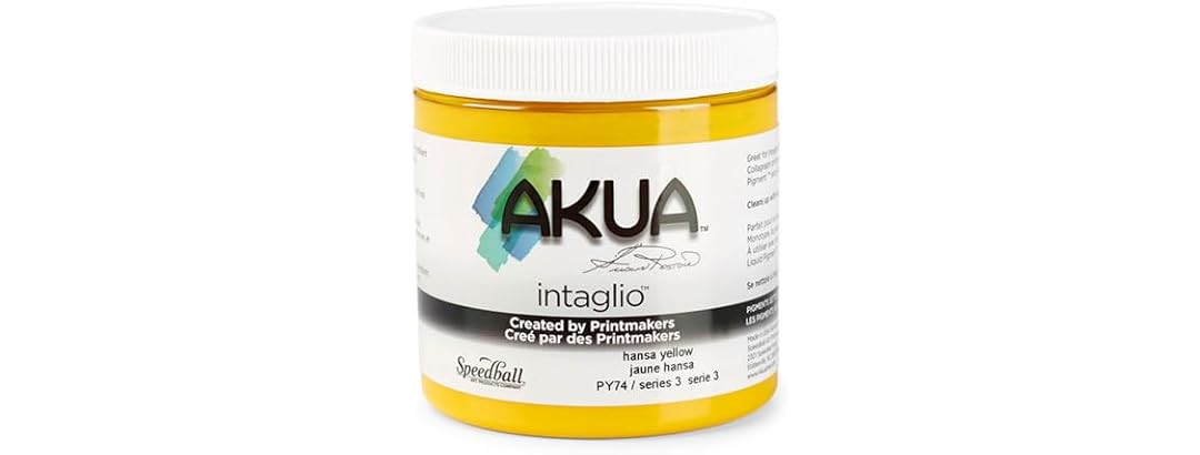 Akua Intaglio Ink 8oz Hansa Yellow