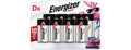 (8 PACK) Energizer MAX D Alkaline Batteries