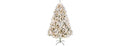 6 ft Pre-Lit Flocked Acacia Artificial Tree