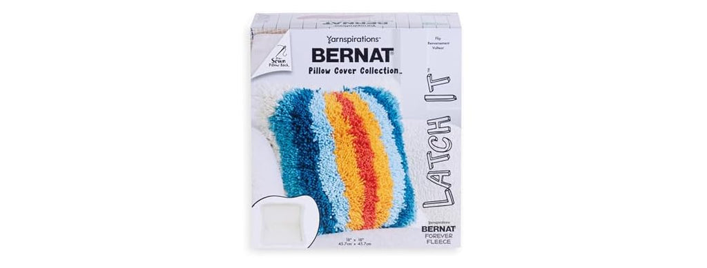 Bernat Latch It Kit – Fleece Pillow Cover, Flip