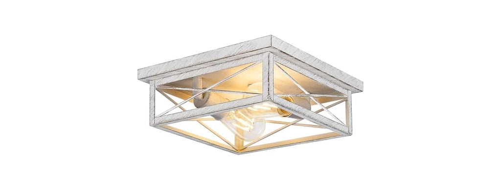 Kondras 2-Light Farmhouse Flush Mount Ceiling Lighting