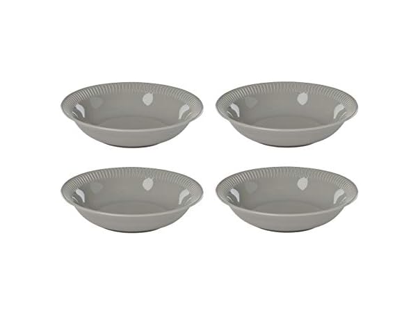 Lenox Gray Profile Stoneware 4-Piece Pasta Bowl Set