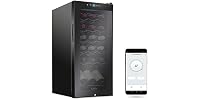 Ivation 18 Bottle Compressor Wine Cooler Refrigerator with Wi-Fi Smart App