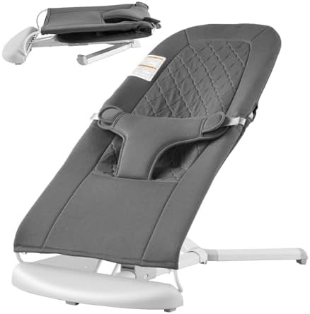 Baby Bouncer, Folding Bouncer Seat for 3-Point