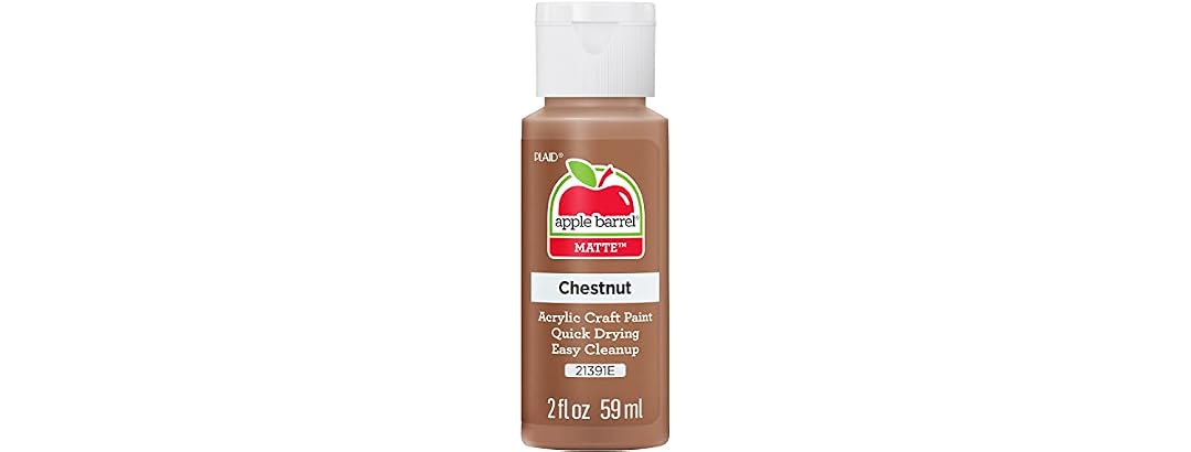 Apple Barrel 2oz Acrylic Paint Chestnut 3Pk